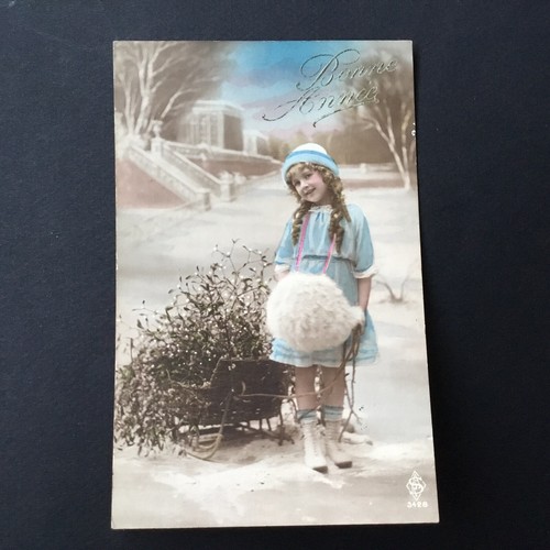 Cpa bonne année 1915 petite - cpa,