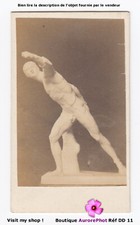 STATUE DE L'ATHLÈTE NU, MUSÉE DU LOUVRE, SCULPTURE, OEUVRE D'ART, CDV  -DD11