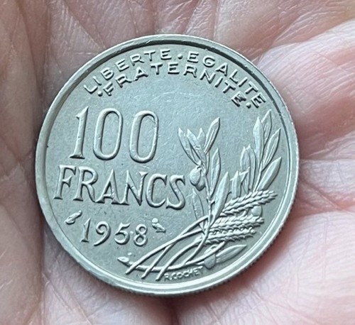 100 francs 1958 chouette - francs,