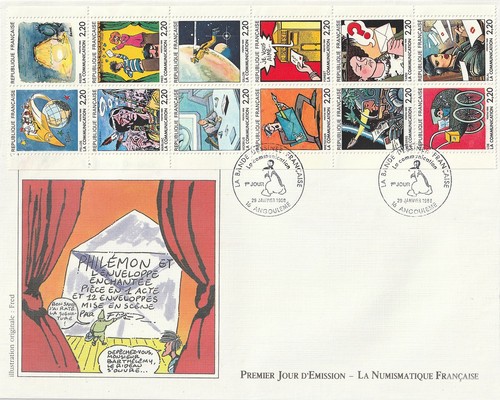 Enveloppe 1er jour 1988 - enveloppe,