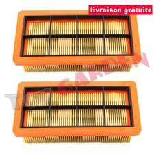 2X Filtres plissés plats pour