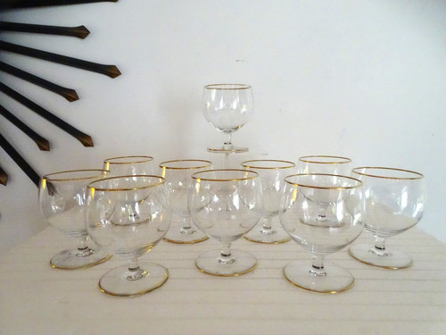 Verres vin blanc cristal - blanc,