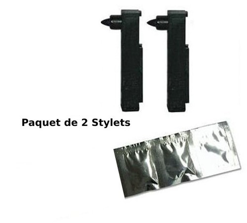 Lot stylos plumes noirs - 2,