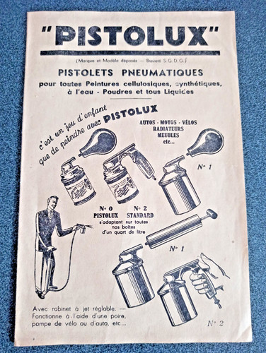Ancienne notice pub - ancienne,