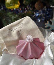 Boule de Noël "STELLA" rouge sablé Meisenthal collection 2023 (RARE)