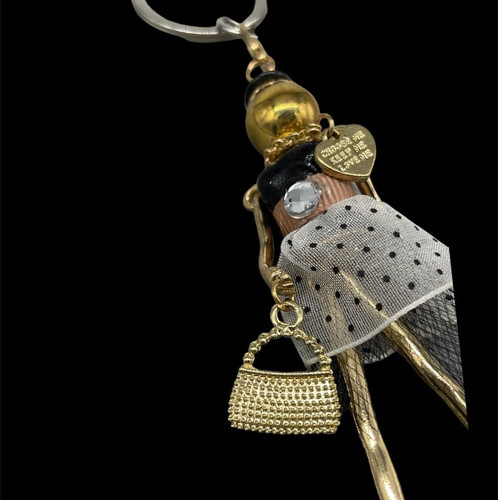 Porte clés féminin poupée - porte-clés,