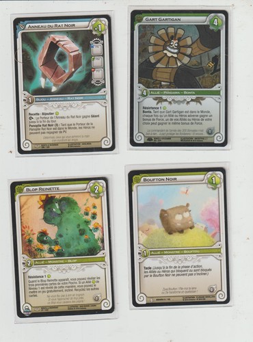 Lot cartes wakfu - cartes, tcg
