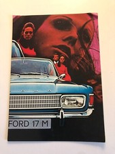 FORD 17M dépliant catalogue publicitaire vintage C23
