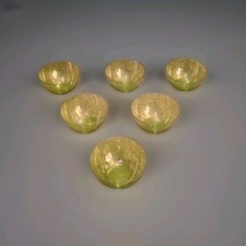 LALIQUE, Lot De 6 coupelles en