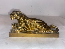 Sculpture en bronze doré