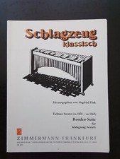 PARTITION - TIELMAN SUSATO - RONDEN SUITE - SCHLAGZEUG / BATTERIE - S. FINK