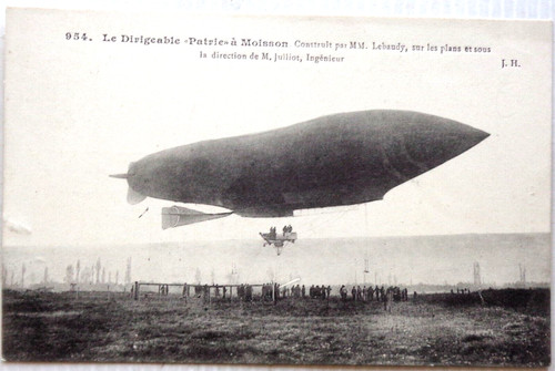 Cpa dirigeable patrie - dirigeable, à