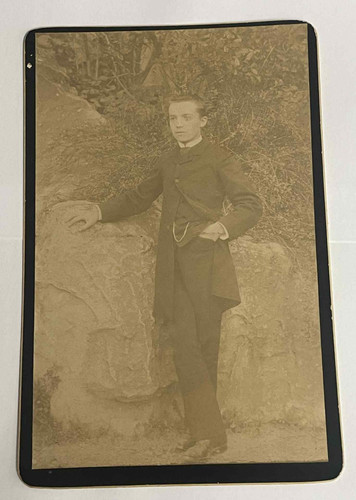 Ancienne photographie cabinet - ancienne,