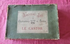 ANCIEN JEU DU 18IEME SIECLE, CONSTRUCTIONS EN PIERRES "LE CASTOR" 