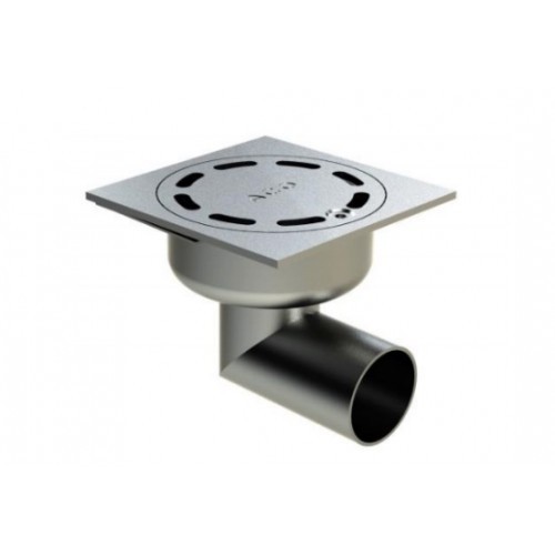 Siphon sol inox 100x100 - de,