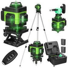 Niveau Laser 4D 16 Lignes Vert Auto-Nivelant 360° - Professionnel