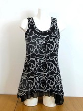 ? Robe/ Tunique Noir et Gris sans manches- Taille 1- Renatto Bene