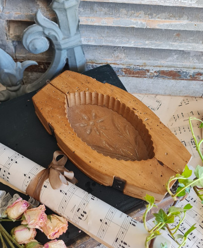 Ancien moule beurre bois - ancien, a