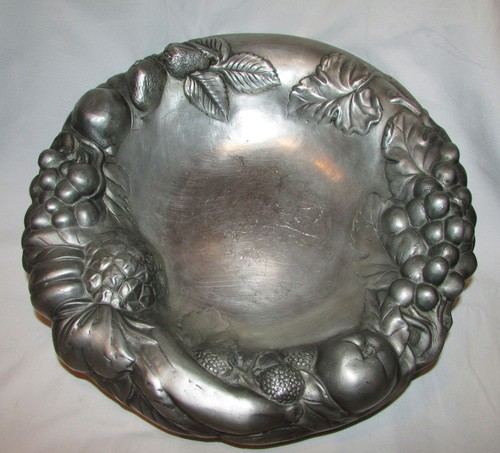 Coupe fruits grande etain - coupe, a