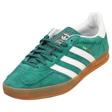 Adidas Gazelle Indoor - Baskets Unisexe, Vert Blanc - 37 1/3 EU