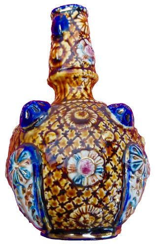 Vase faience anglaise - vase,
