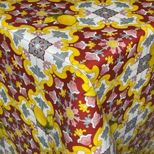 Toile Cirée Nappe Carrelage