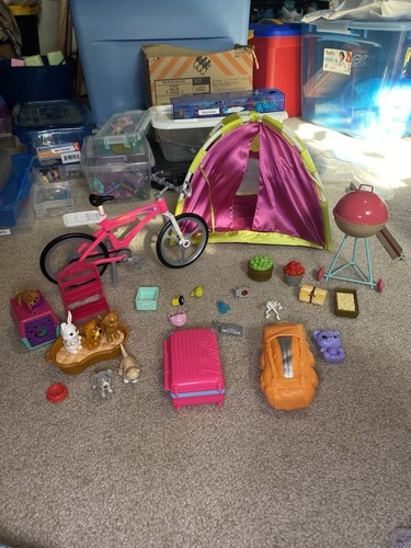 Barbie camping travel playset - travel,