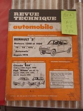 Revue technique Renault 5 R5 1300 1400 TS TX GTL LS Automatic rta R5 1974 1982