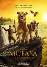 Mufasa - The Lion King (2024) le roi Movie Affiche de cinéma Poster #495