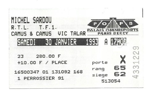 Rare ticket billet - rare, de