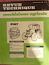 REVUE TECHNIQUE TRACTEUR