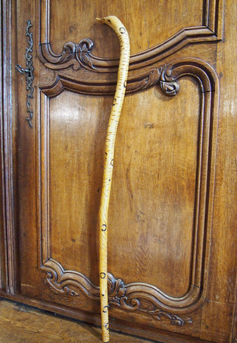 Art populaire canne bois - populaire, en