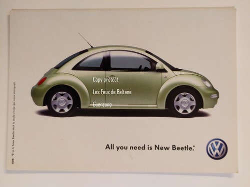 Green new beetle cox vert - new,