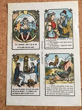 PLANCHE DE 4 DEVINETTES