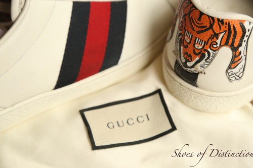 Baskets gucci ace cuir - gucci,