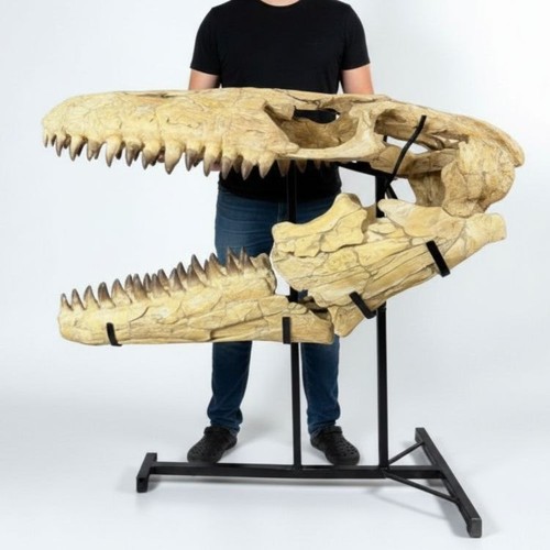 Genuine mosasaur skull - genuine,