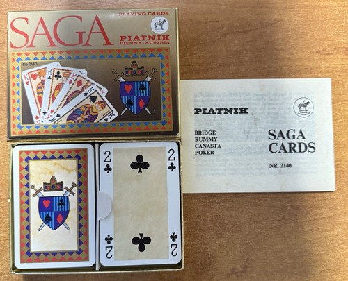 Coffret cartes jouer saga - cartes, "