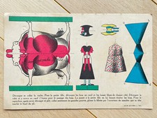 Ancienne planche de découpage