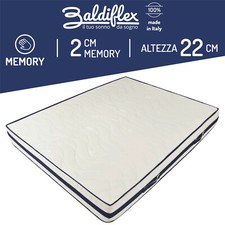 MATELAS 160x200 A MEMOIRE DE FORME HAUTEUR 22 CM TRIOMPHE