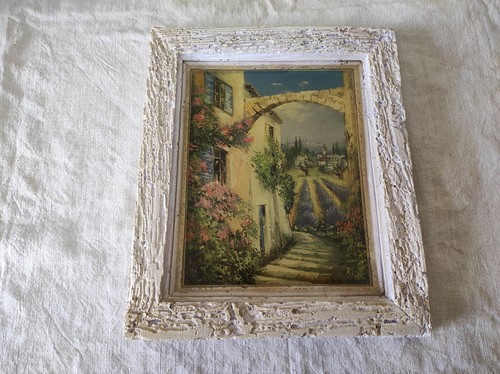Ancien cadre plâtre x - ancien, en