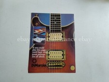 DiMarzio Musical Instrument Pickups Inc ad clipping USA 1970s