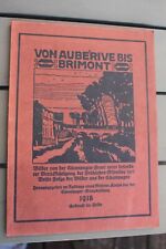"Von Auberive bis Brimont" 1918