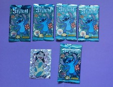 1 CARTE EDITION LIMITEE STITCH + 5 POCHETTES TRADING CARDS - PANINI - 2024 -