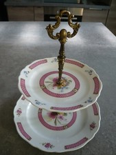 SERVITEUR EN PORCELAINE D'ART - Créations FLORENCE LIMOGES FRANCE - D. 24,5 cm