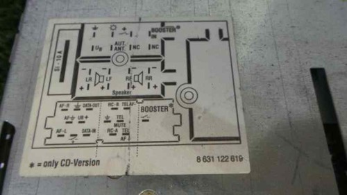 8631122619 autoradio peugeot - 8631122619,