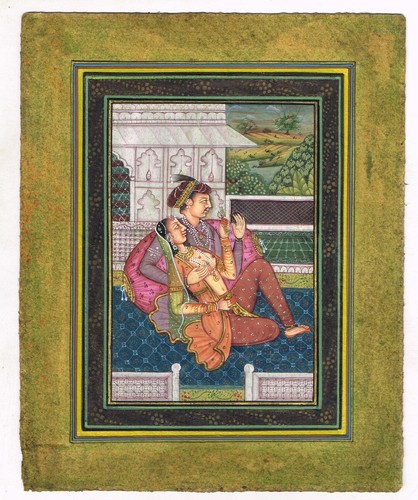 Peinture miniature mughal - mughal, fait