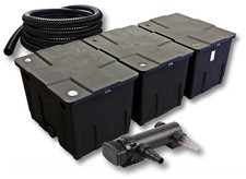TTSunSun Kit Filtre 90000l avec 18W UV Clarificateur d'étang Tuyau 5m