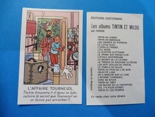 CHROMOS TINTIN  RARE ANNÉE 70