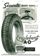 Publicité ancienne pneu