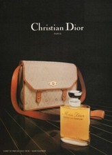 publicite pub papier sac parfum Dior dos parfum Caron pour Homme